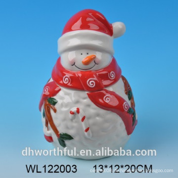 2016 Keramik Schneemann Cookie Jar für Chrismas